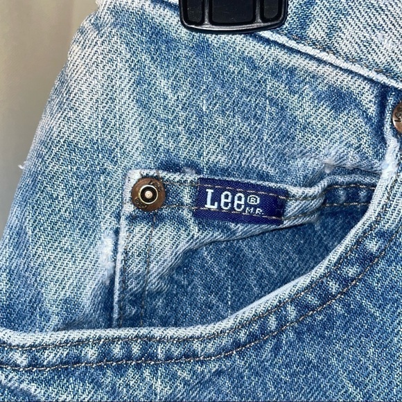 Lee Jeans Straight Leg Regular Fit Mom Jeans High Waisted Vintage Denim Pants - Picture 5 of 10